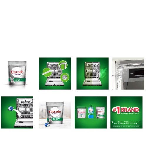 Cascade Platinum Dishwasher Cleaner – 3ct: Phosphate-Free, Scented, Tablet Form