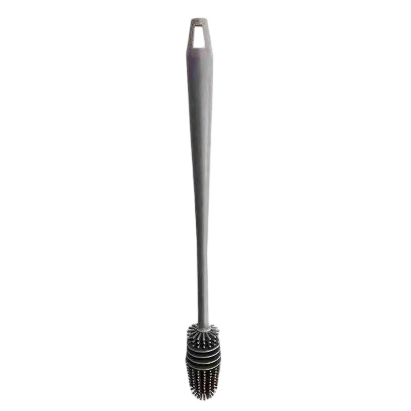 1Pc Bottle Scrubbing Washing Brush Silicone Long Handle Cup Cleaning Brush Tool