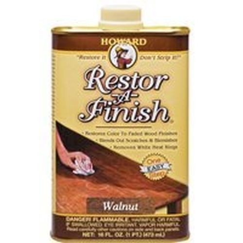 NEW HOWARD RF4016 RESTOR-A-FINISH WALNUT COLOR WOOD FURNITURE FINISH RESTORER