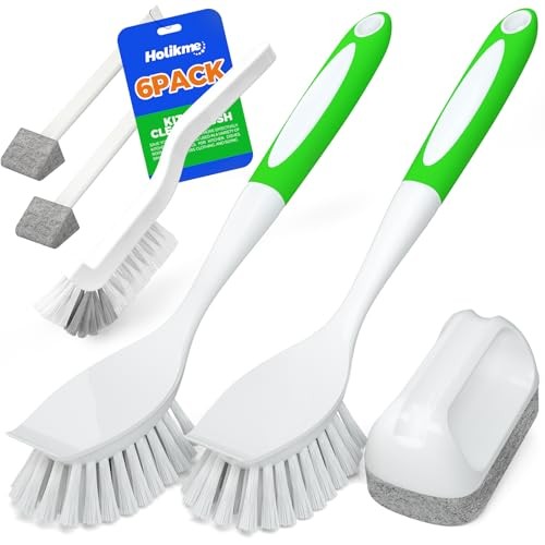 7 Pack Kitchen Cleaning Brush Set, Dish Brush for Cleaning, Kitchen Scrub