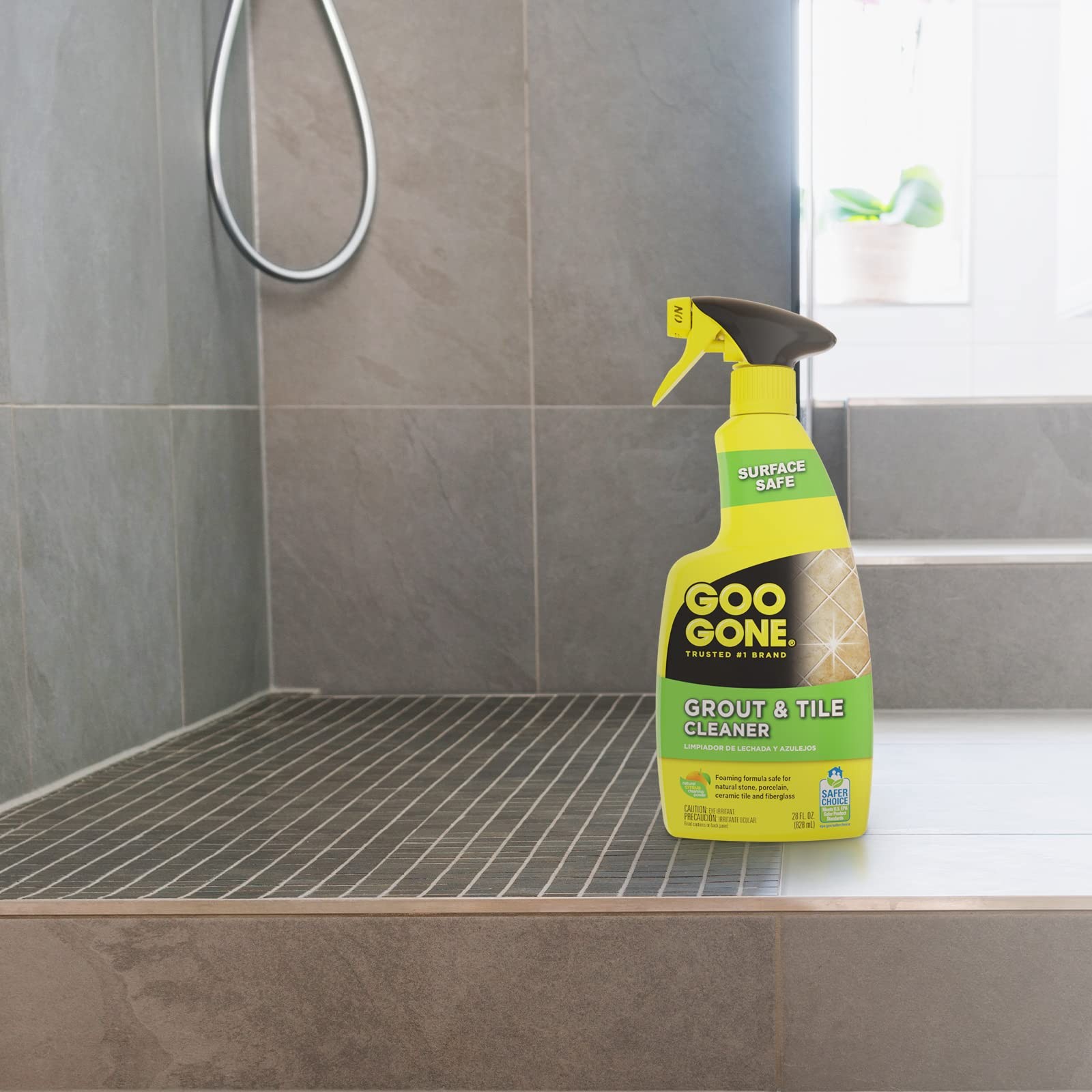 Goo Gone Grout & Tile Cleaner – 28 Ounce – 28 Fl Oz (Pack of 1), YELLOW