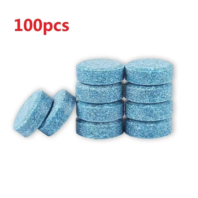 100 Car Winter Windshield Washer Wiper Fluid Concentrated Tablets Glass Cleaner*