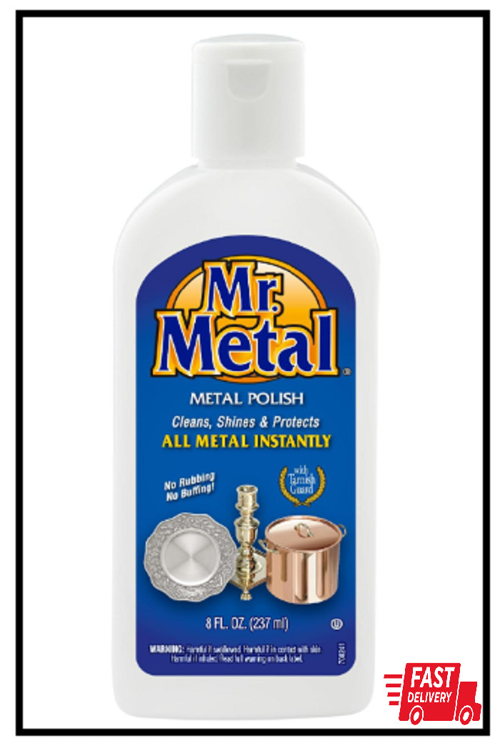 Mr. Metal Metal Polish Liquid All Metal Multipurpose Cleaner, Non-Abrasive, Inst