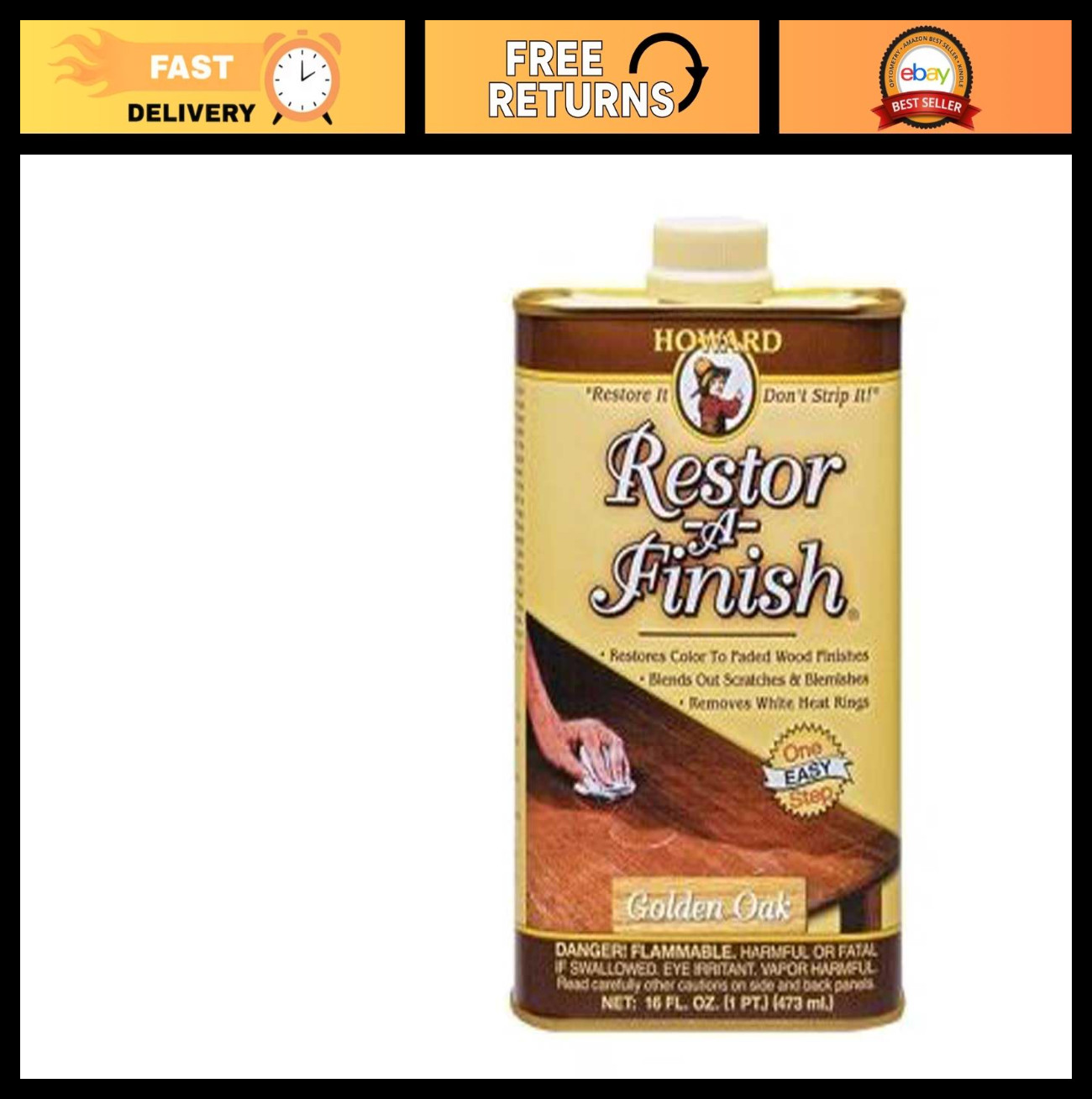 “Restor-A-Fin Golden Oak Wood Finish Repair Kit – Restore & Revive Furniture”