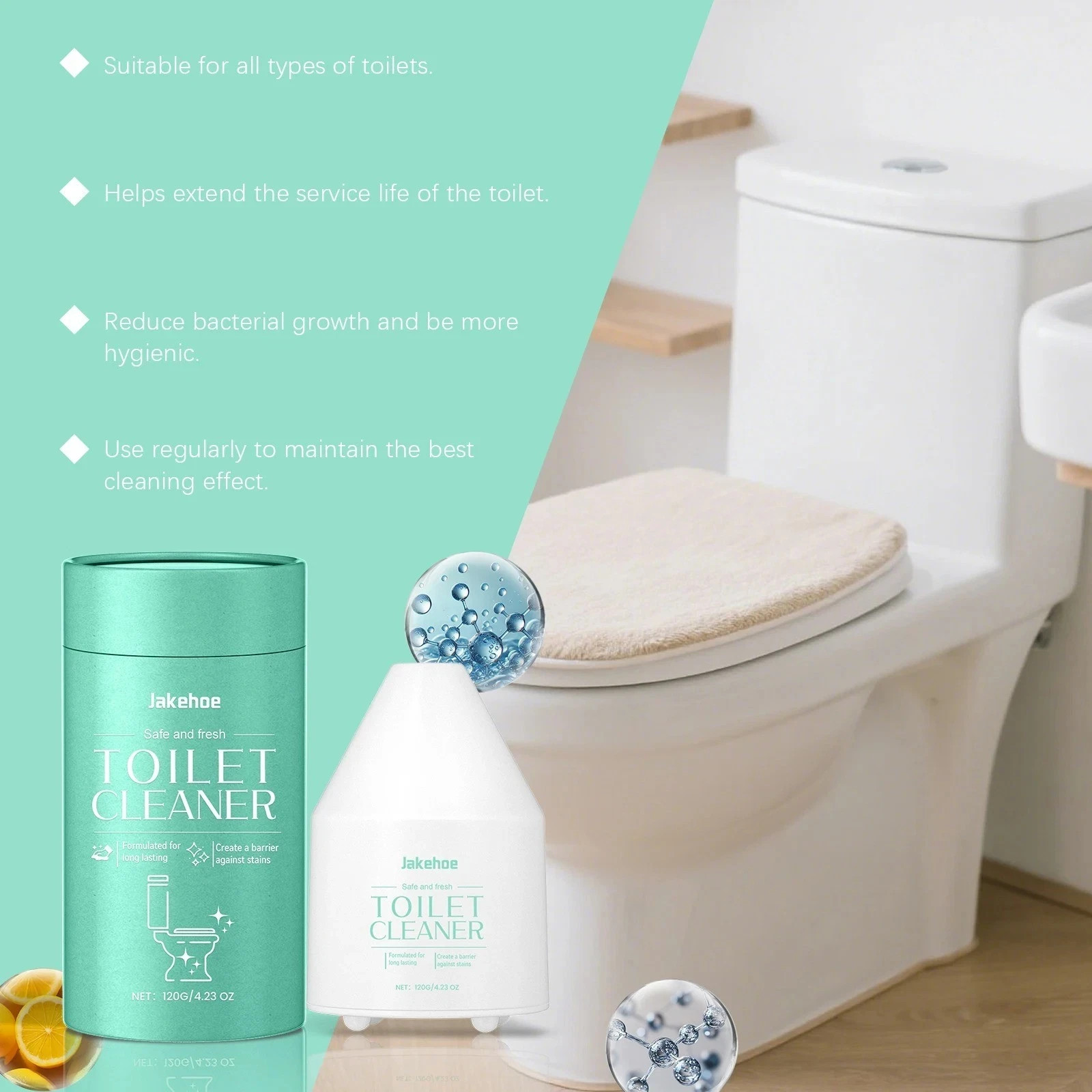 Krazy Klean Pro Toilet Bowl Cleaner, Crazy Klean Toilet Cleaner, Automatic Re