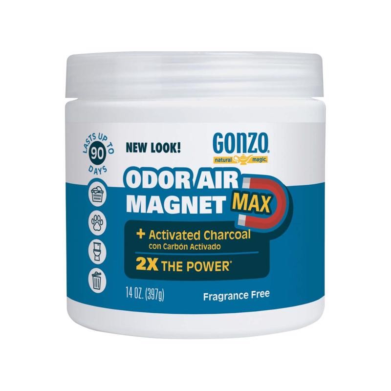 Gonzo Natural Magic Fresh Scent Odor Air Magnet 14 oz Gel (Pack of 12)