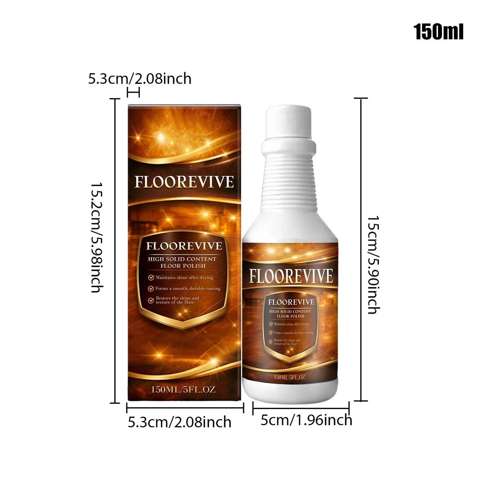 Floorevive Floor Restorer Floor Restorer/Polish -Revitalize And Shine Wood 150ml
