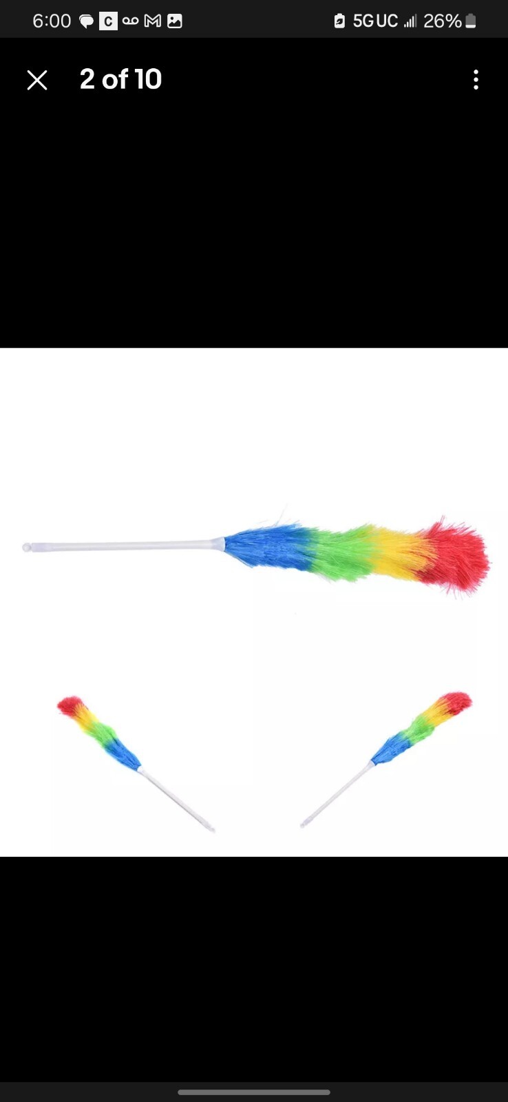 1pc Soft Magic Plastic Feather Duster Anti Static Car Home Window Cleaner 28″