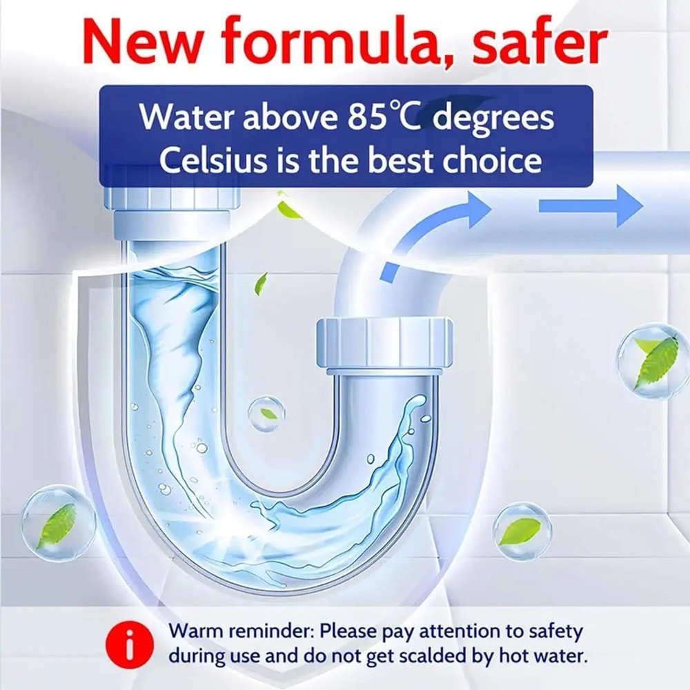 1-5PCS Powerful Sink & Drain Cleaner High Efficiency Clog Remover & Clean