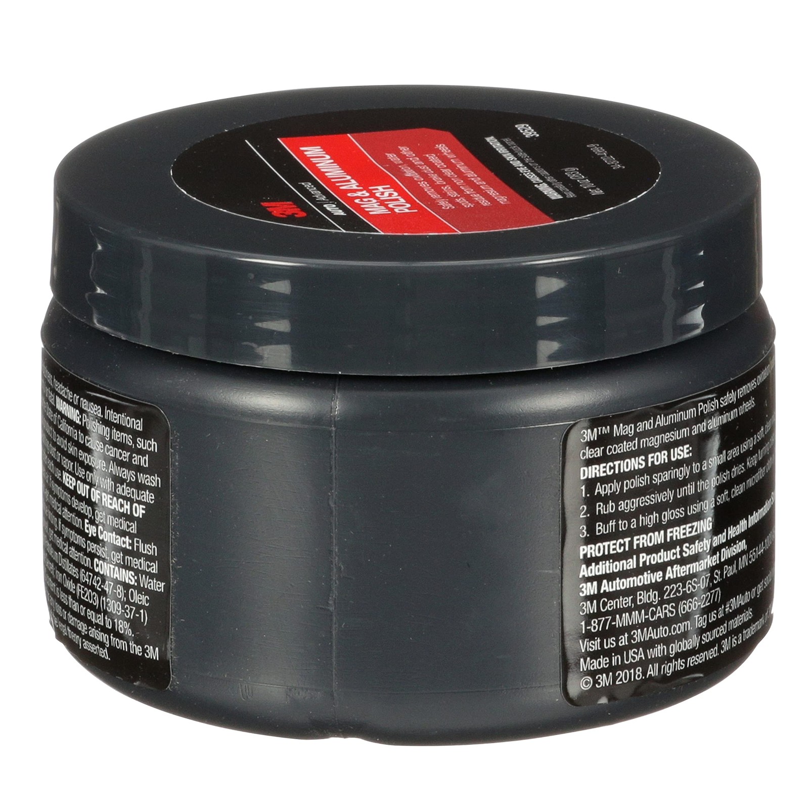 Aluminum Mag Wheel Polish Paste 10 oz White HeavyDuty for Auto Wheels