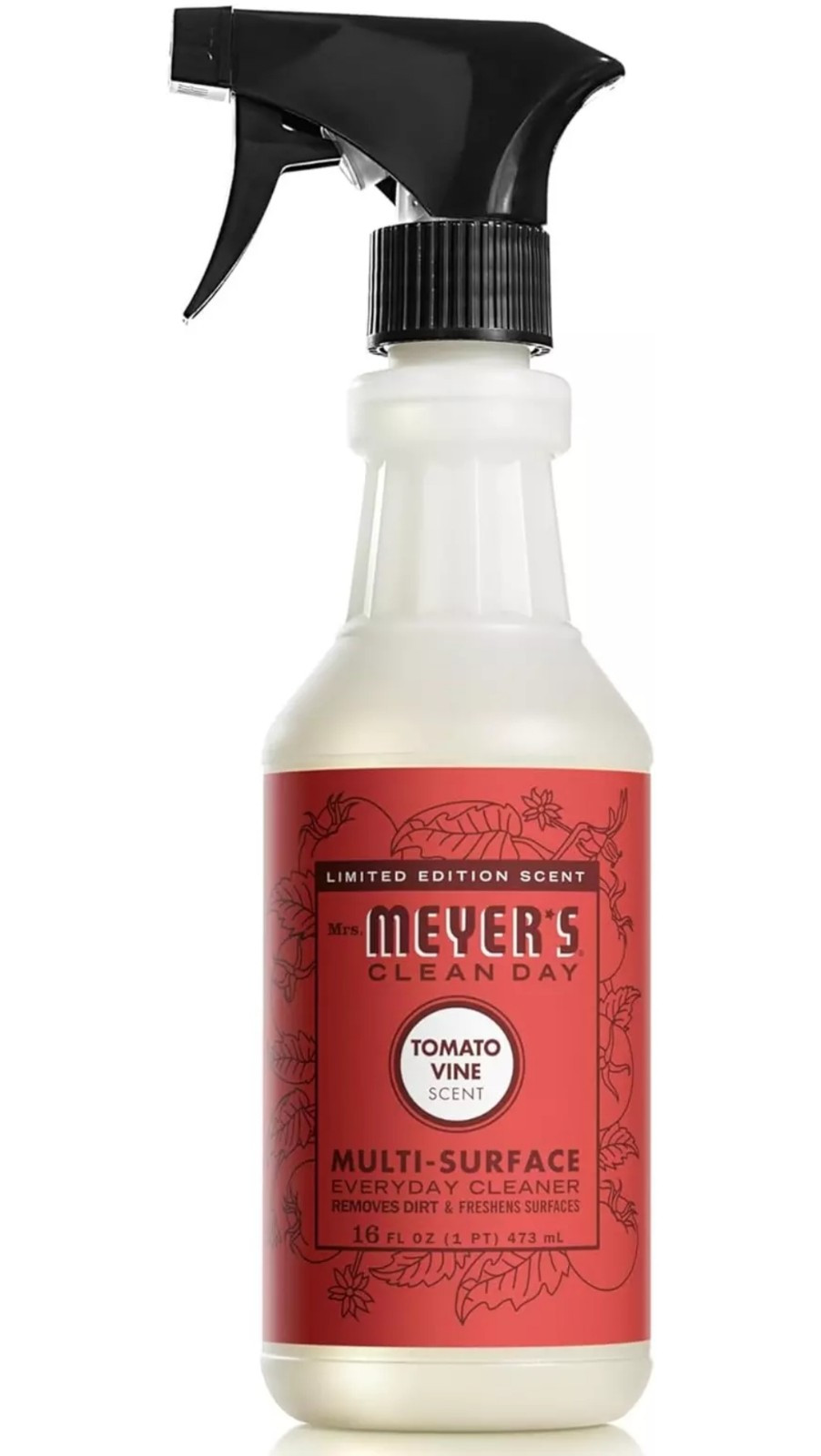 MRS. MEYER’S CLEAN DAY TOMATO VINE Scent Multi-surface Cleaner 16 oz Limited New