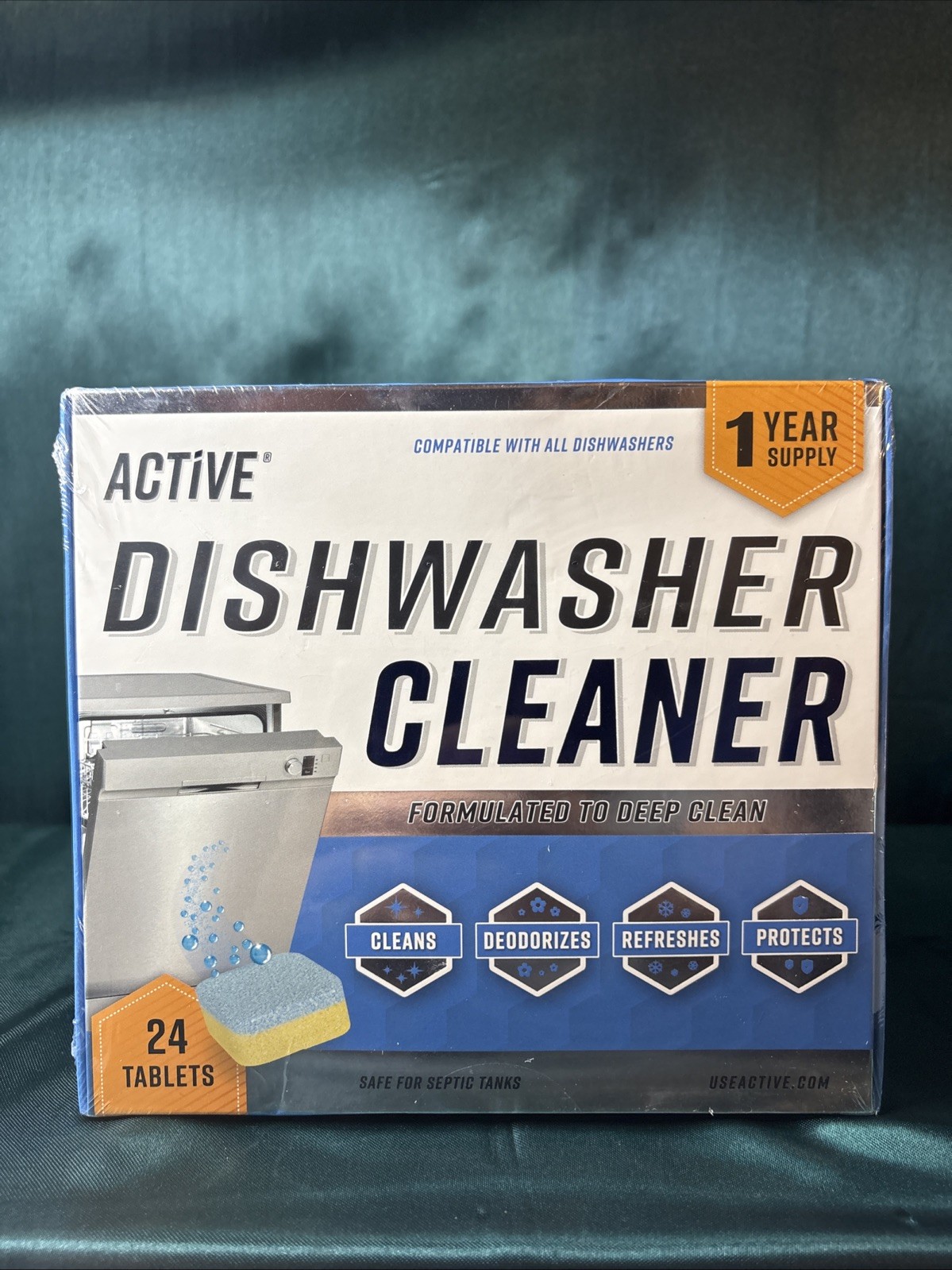 Dishwasher Cleaner And Deodorizer Tablets 24 Pack Deep Cleaning New Sealed