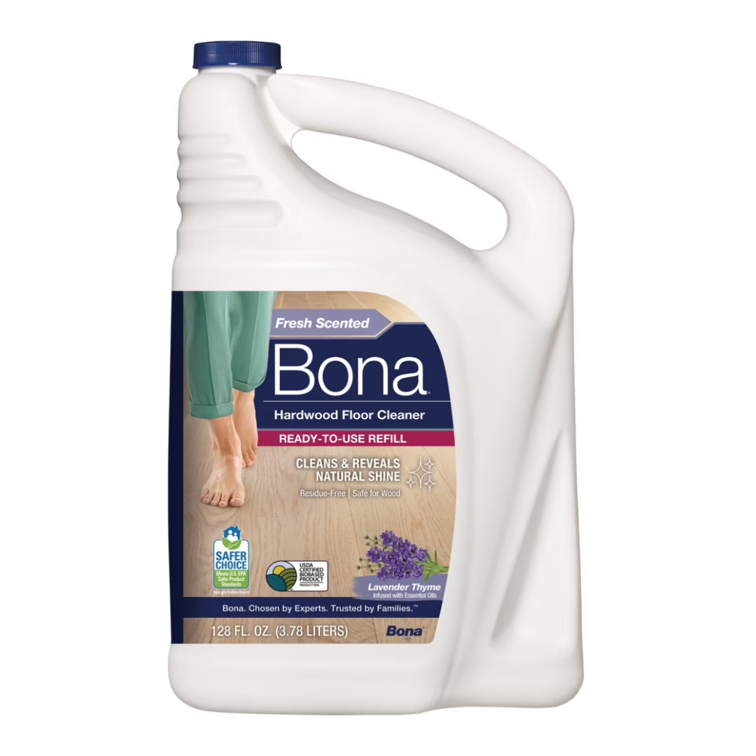 Bona Hardwood Floor Cleaner with Lavender Thyme Refill 128oz