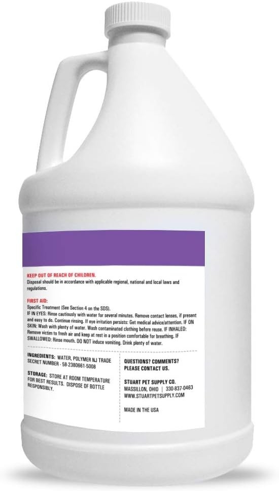 Professional Strength Deep Clean Gal. 3X Carpet Cleaner Solution & Deodorizer…