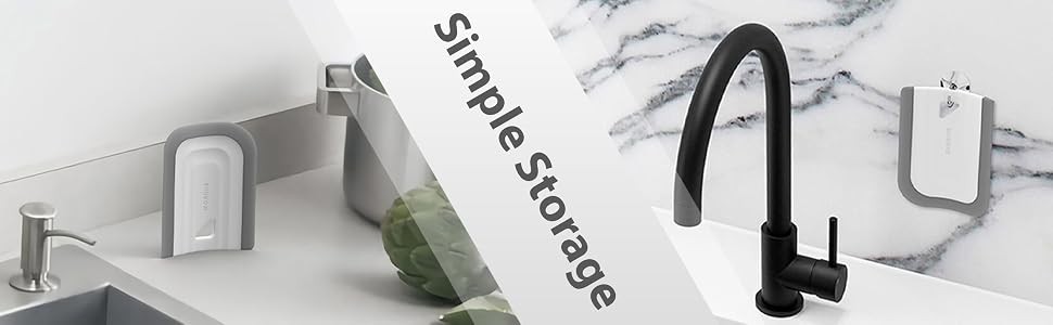 Curved Small Squeegee. Kitchen Sink Squeegee for Sinks, Countertops and Dishes.