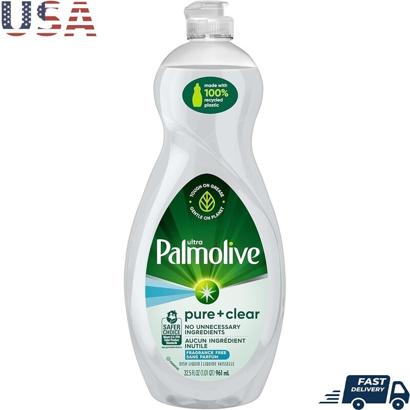 Ultra Dishwashing Liquid Dish Soap, Pure + Clear