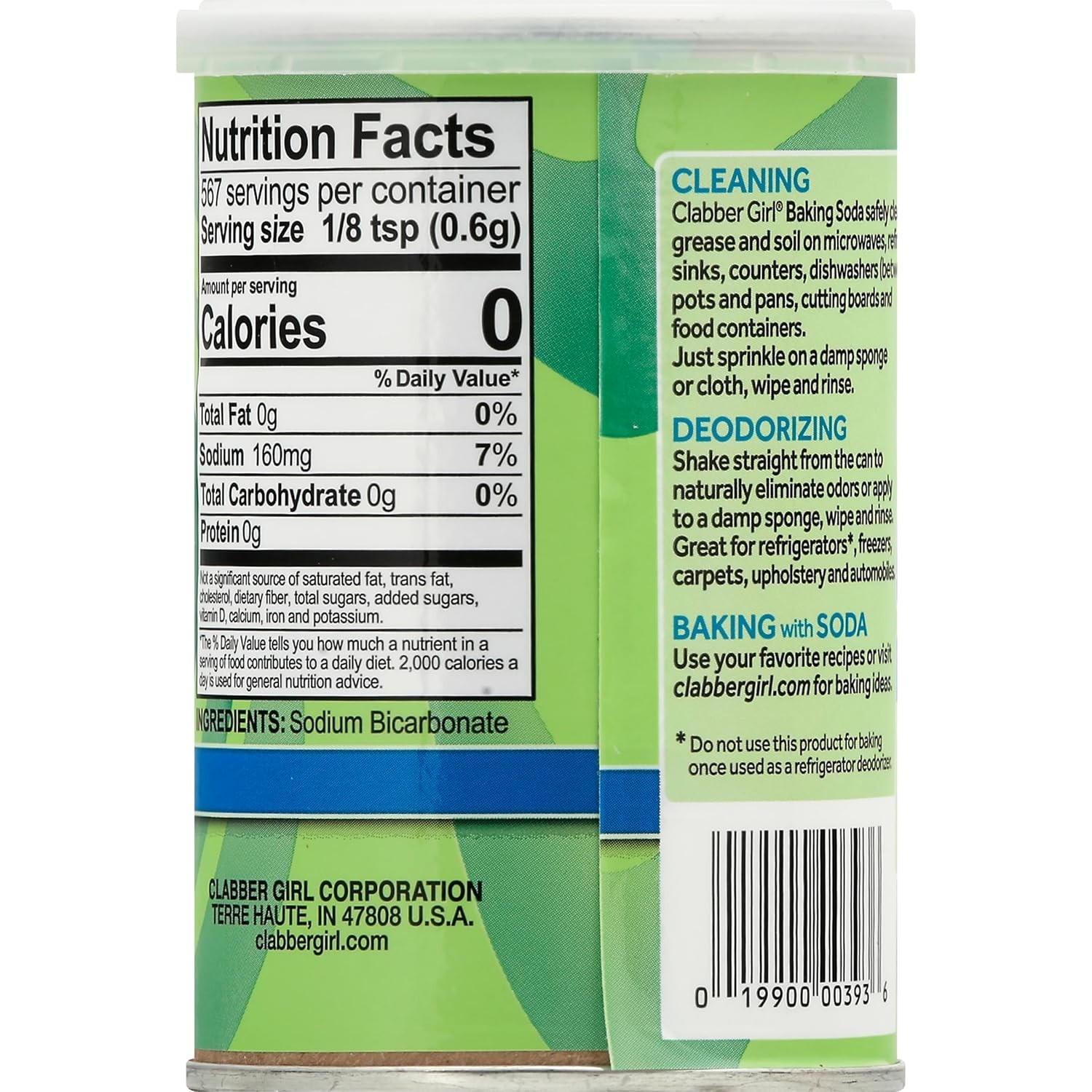 12 Oz Food-Grade Baking Soda for Cooking, Cleaning & Deodorizing – & Safe