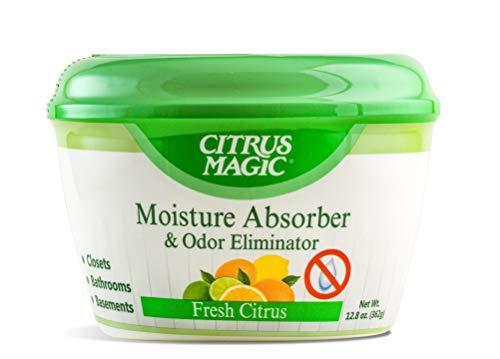 Citrus Magic Moisture and Odor, Fresh Citrus, 12.8-Ounce, 12.8 oz, Green