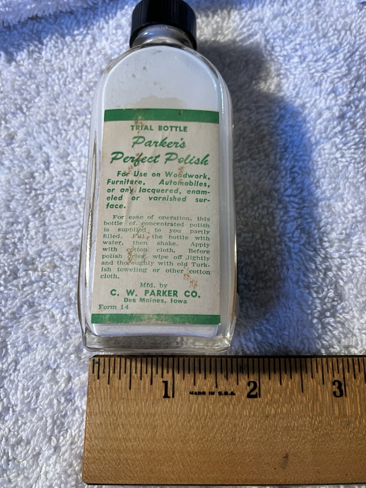 1933 Parker’s Perfect Polish Concentrate