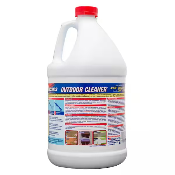 30 Seconds Outdoor Concentrate Algae Mold and Mildew Cleaner (1 Gallon) – 2 Pack