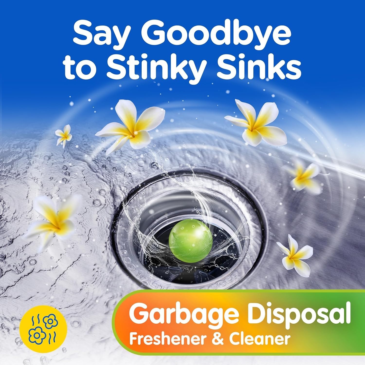 Plink 60ct Garbage Disposal Cleaner & Deodorizer – Assorted Biodegradable Scents