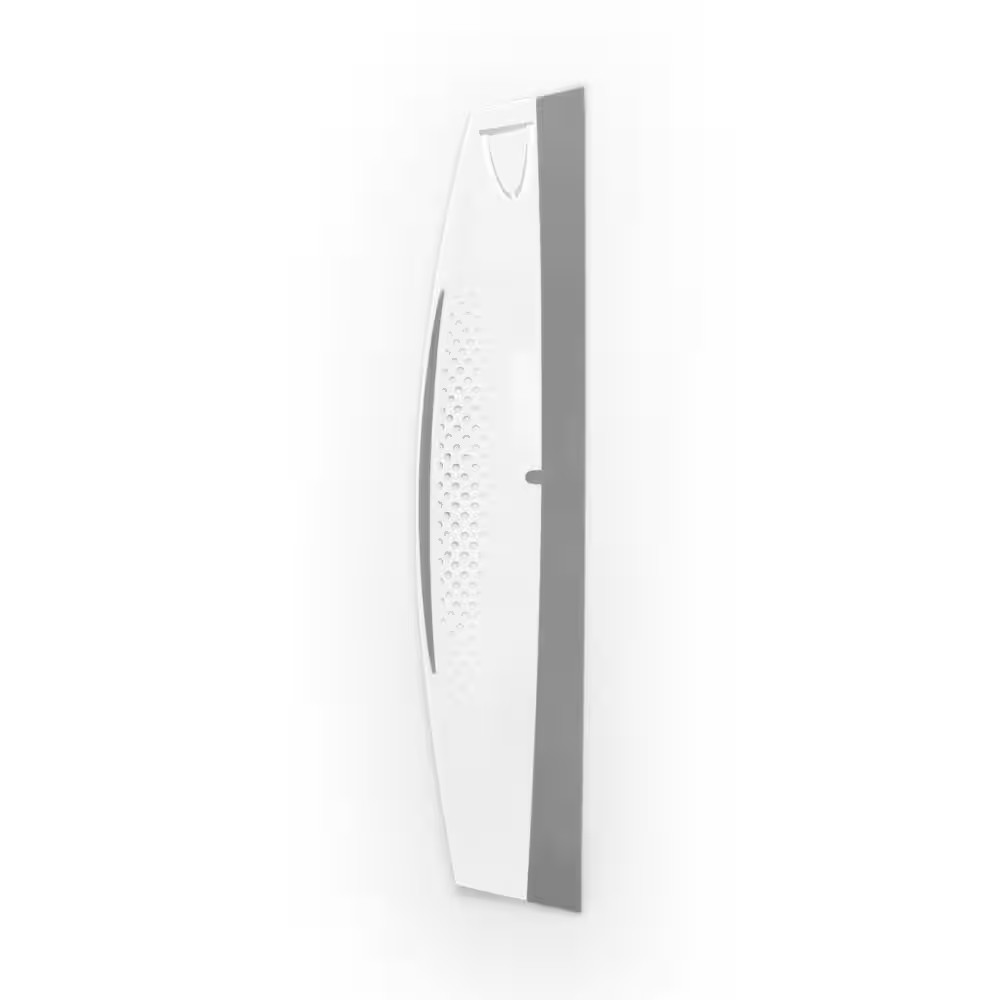 10 In. W Smooth Gliding Ergonomic Squeegee for Bathroom in Gray/White