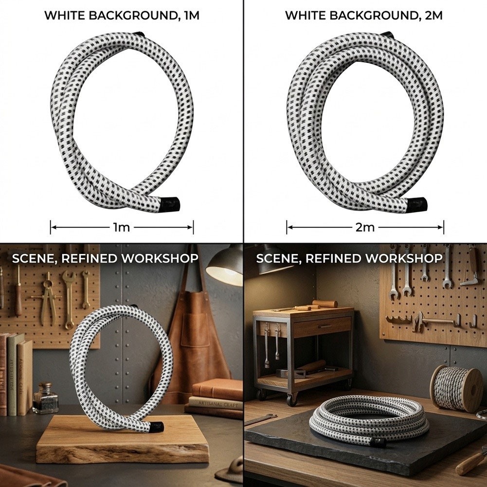 12m Steam Iron Replacement Hose PVC Nylon High Temp Resistant Air Duct Tube