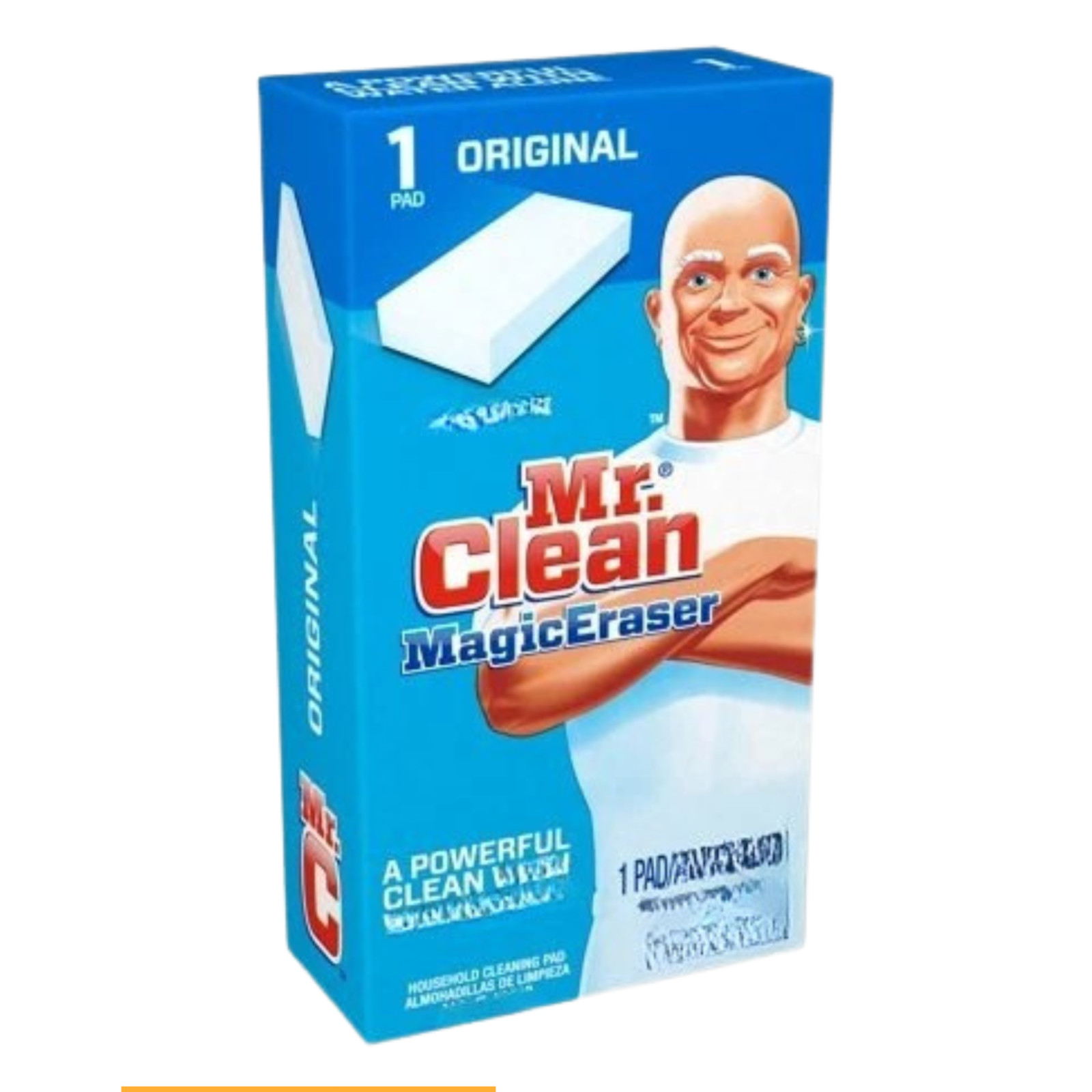 Mr. Clean Magic Eraser Original Cleaning Pad with Durafoam 1 Count Multi-Purpose