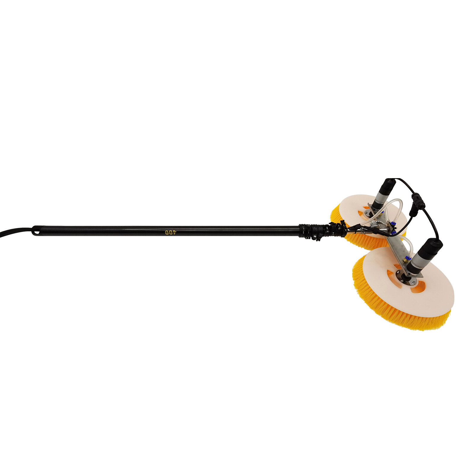 Electric Double Head Solar Photovoltaic Panel Cleaner Scrubbing Machine 110V