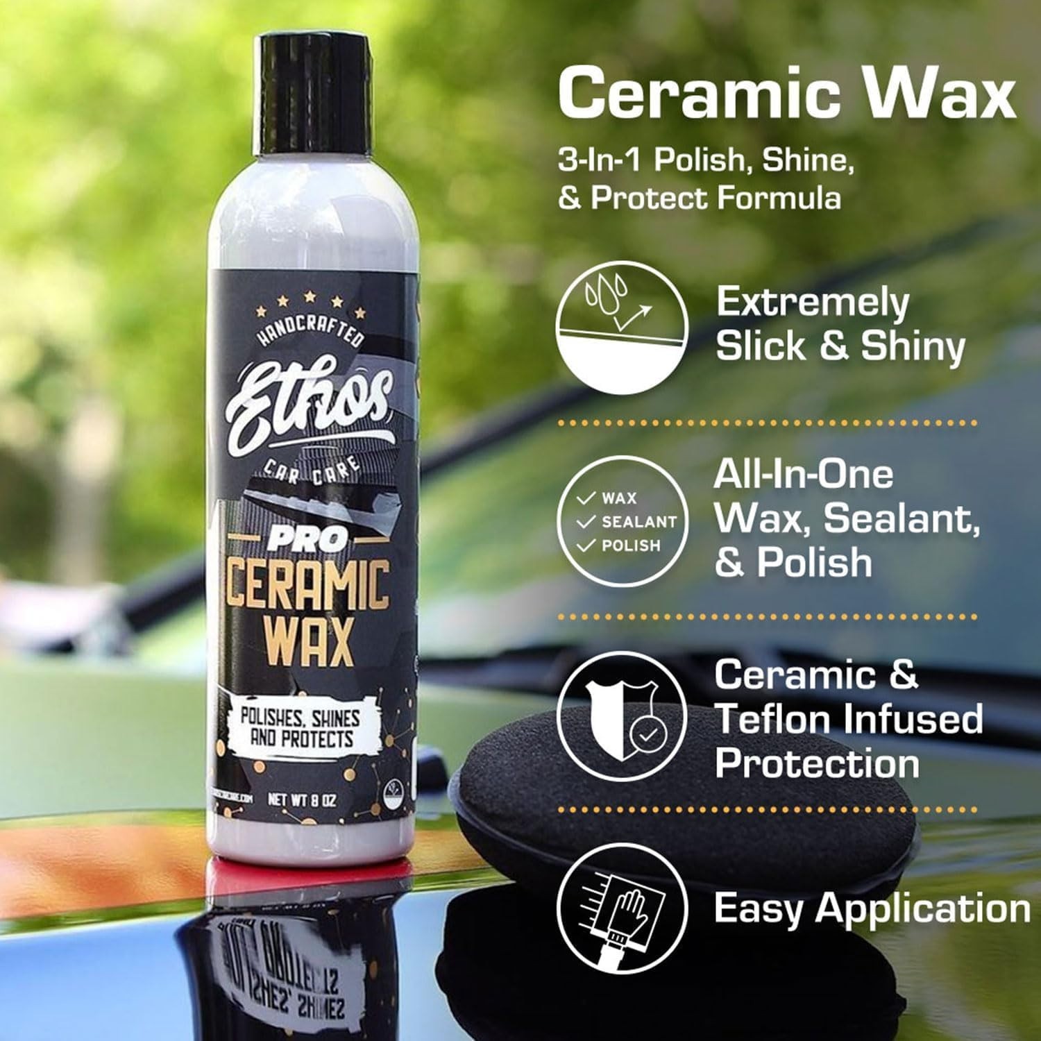 Ethos Ceramic Wax – Aerospace Coating Protection | Ceramic Polish and Top Cerami