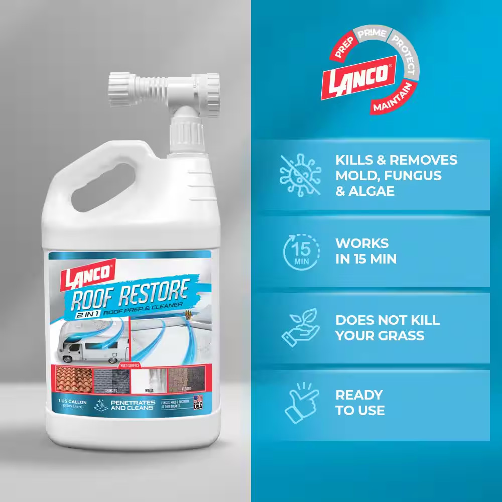 Roof Restore 1 Gal. 2-In-1 Roof Prep and Multi-Surface Cleaner