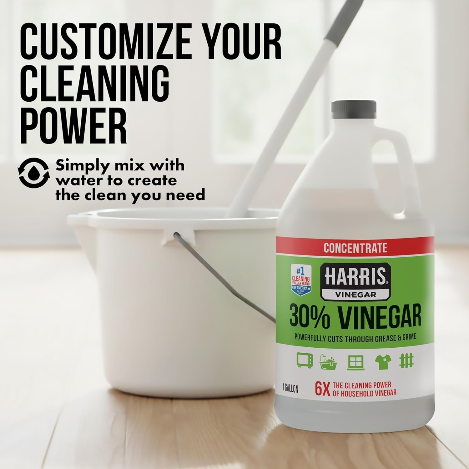 30% Vinegar Concentrated Extra Strength — All Purpose Cleaner for Home, Garde…