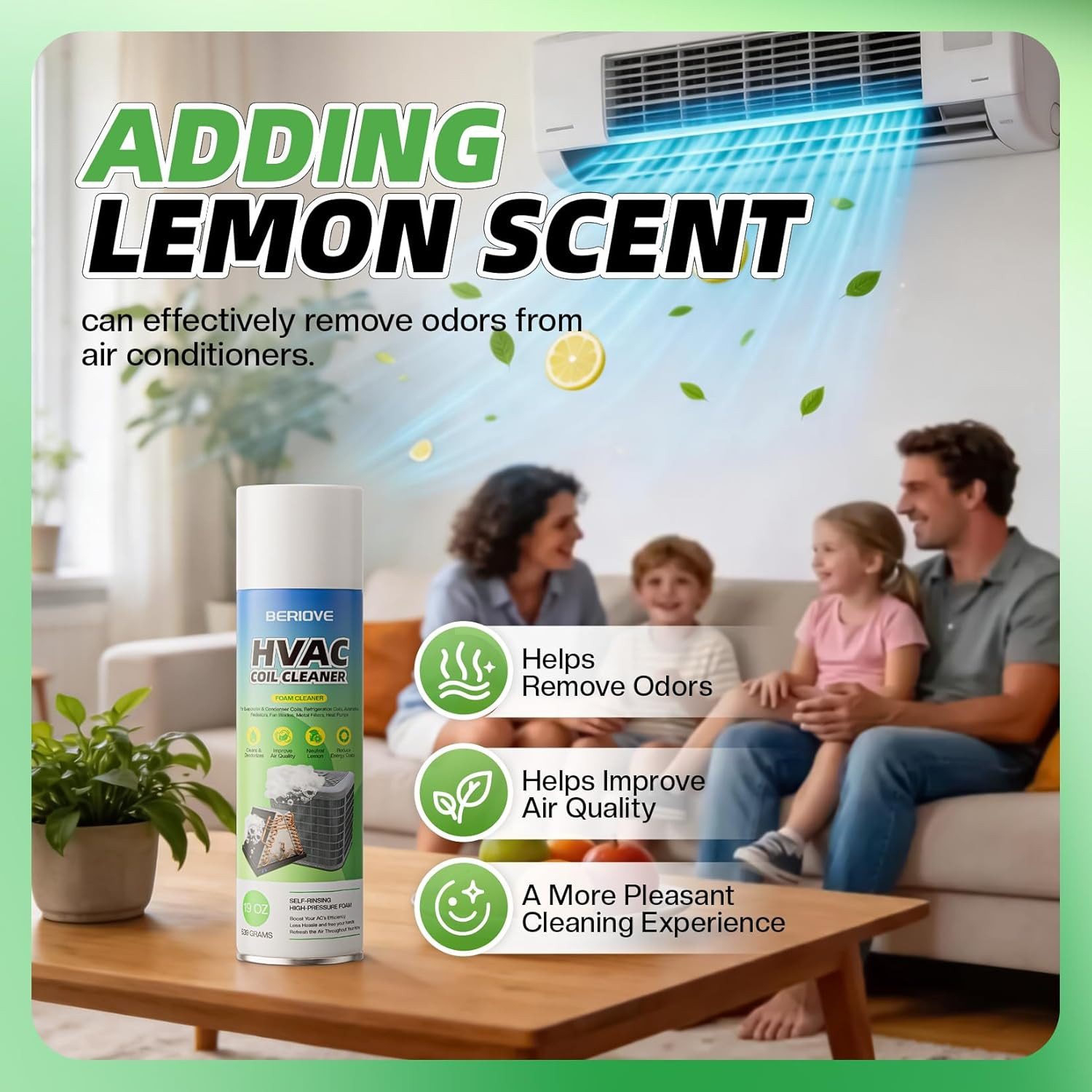 Foaming AC Coil Cleaner 19 oz Evaporator & Condenser Cleaner