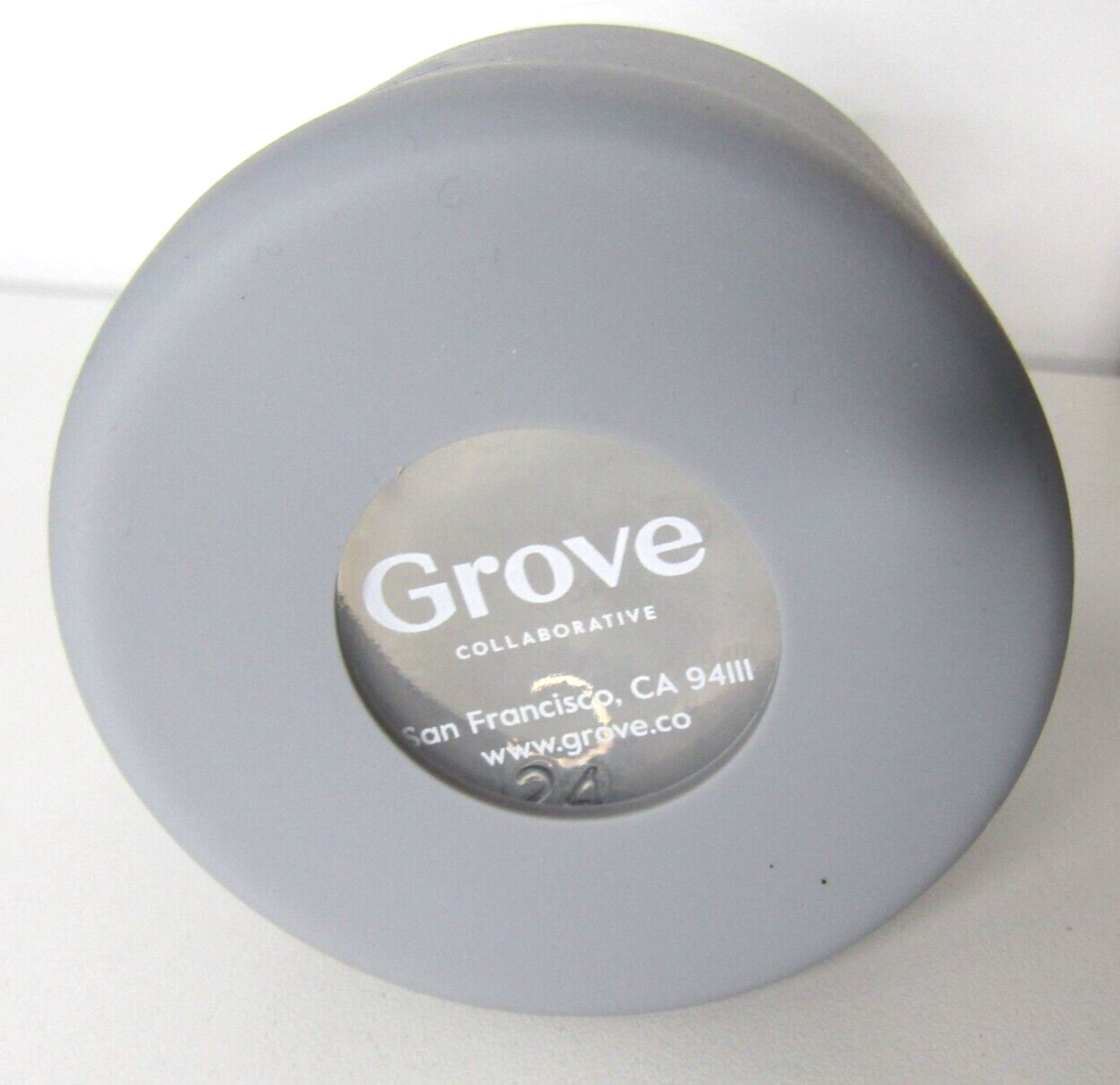 Grove Collaborative 16oz Glass Spray Bottle With Gray Silicone Sleeve New