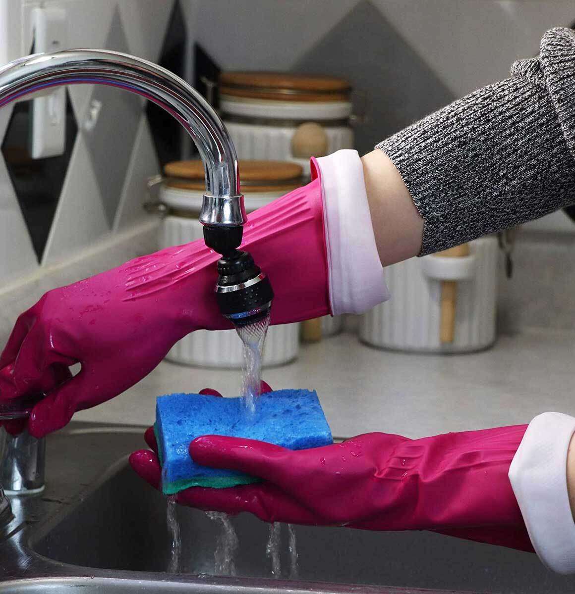 Playtex Living Cleaning Gloves w/ Drip Catch Cuff Small – 1 Pair – EACH