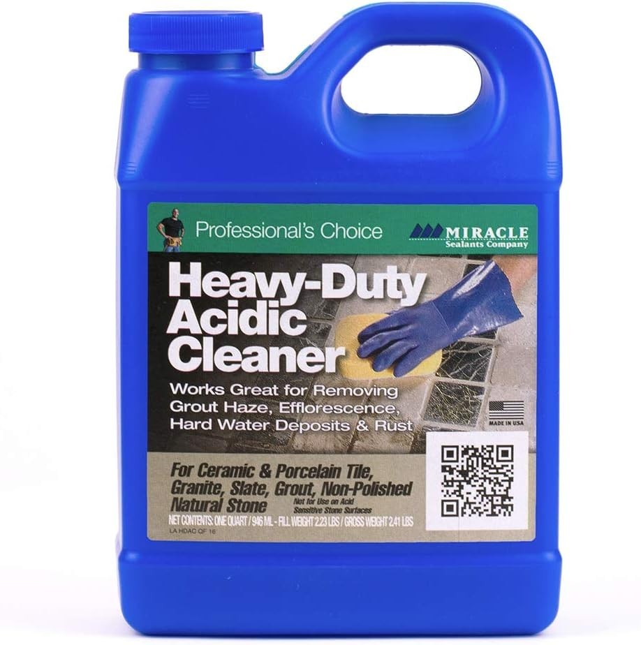 Dilutable Heavy-Duty Acid Cleaner – Quart for Interior & Exterior Surface Care