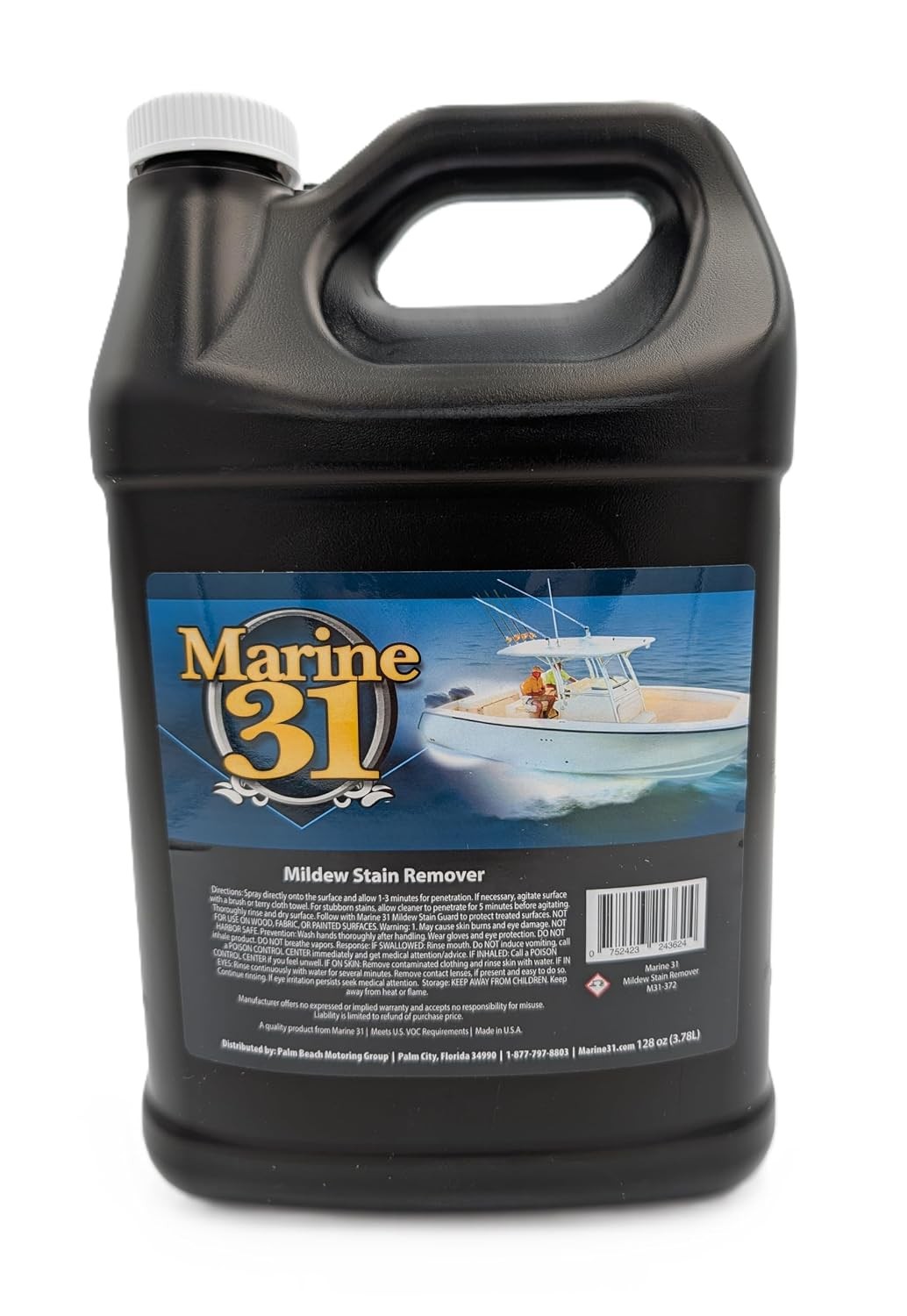 Marine Mildew Stain Remover & Cleaner for Boats Powerful Cleaning Solution