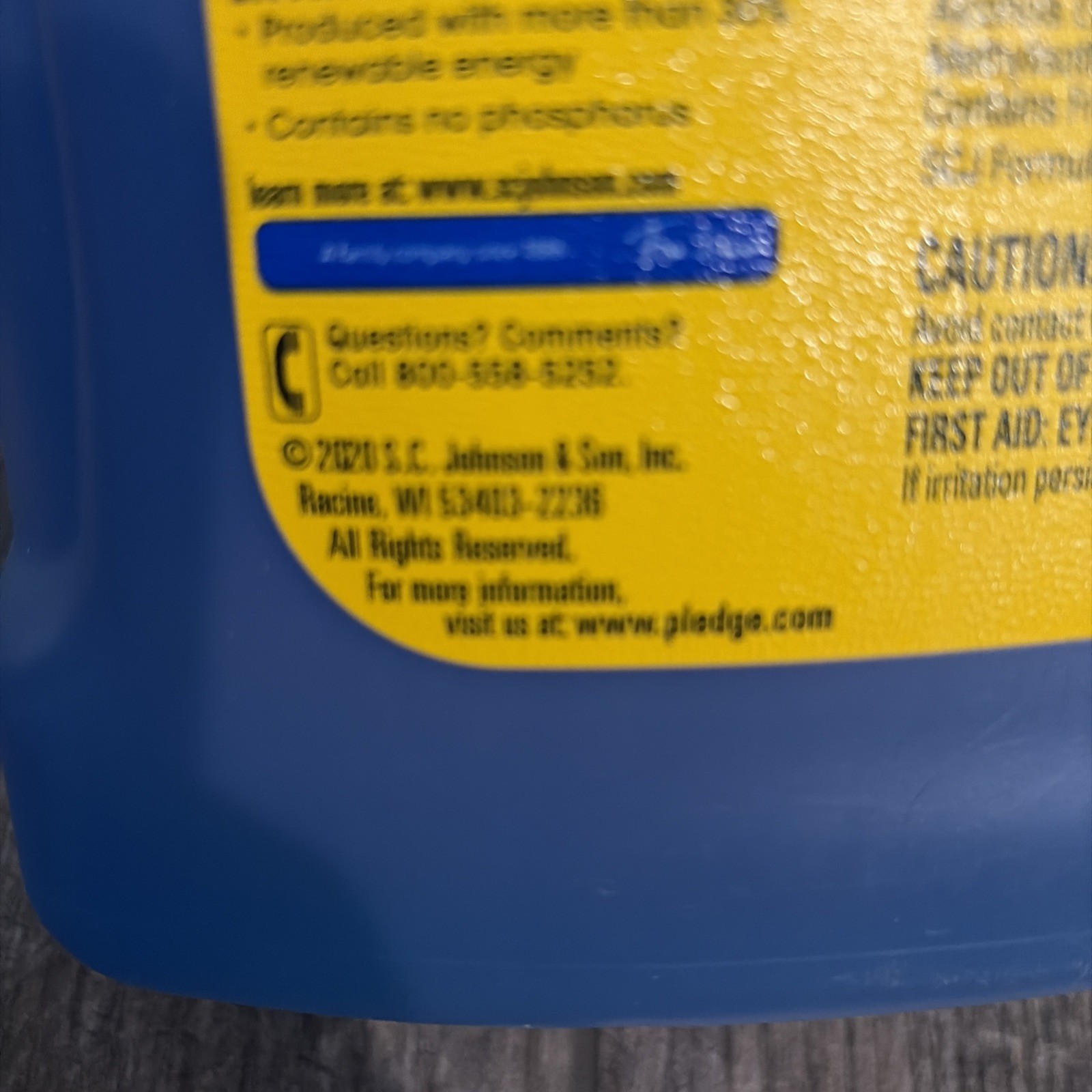 Pledge Rainshower Clean It Multisurface Floor Cleaner Concentrate 128 fl oz 1 GA