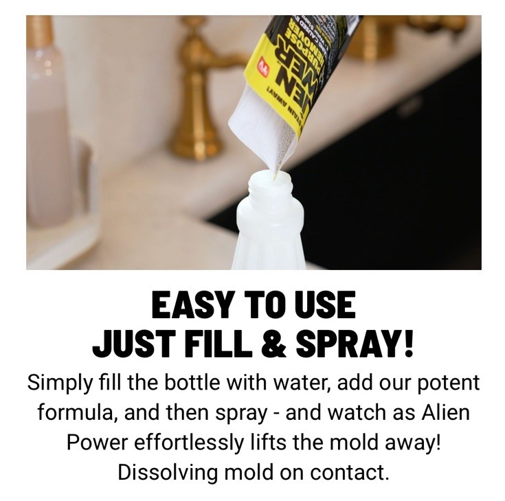 Alien Power Multi Purpose Stain Remover 24oz Spray Mold Mildew Cleaner Made USA