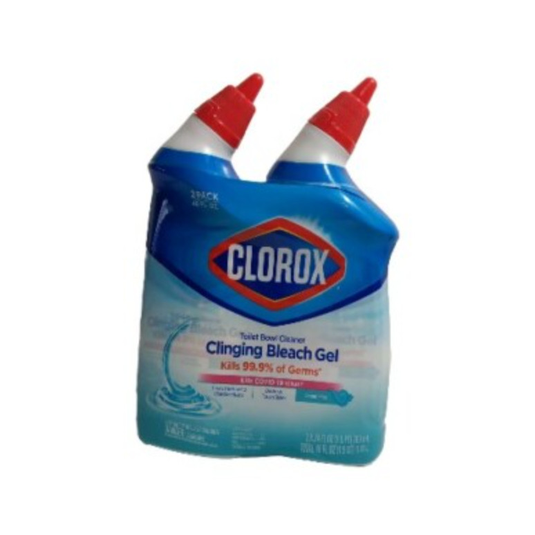 THE CLOROX Toilet Bowl Cleaner Clinging Bleach Gel, Ocean Mist,