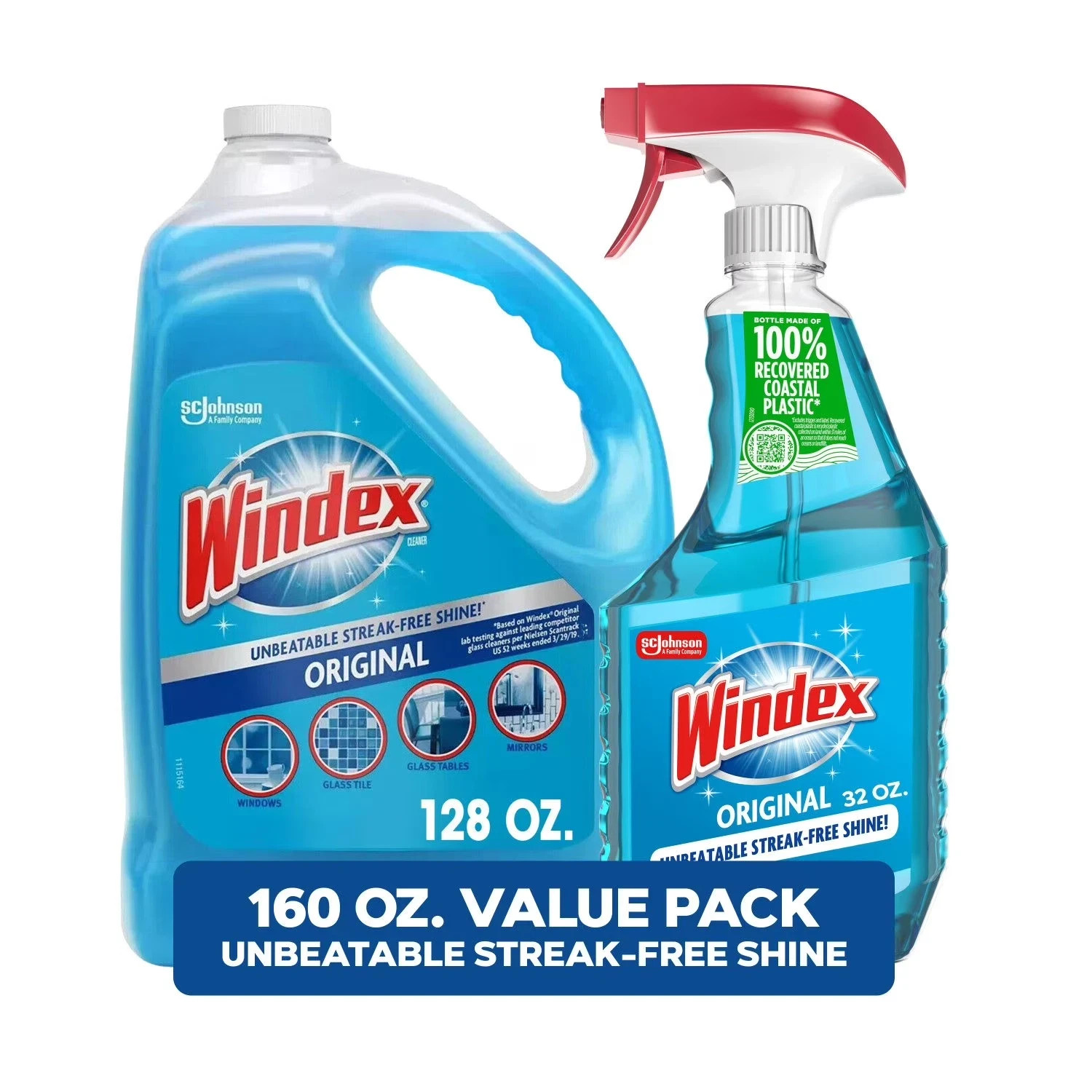 Windex Original Glass & More Surface Cleaner Trigger Spray – 946ml