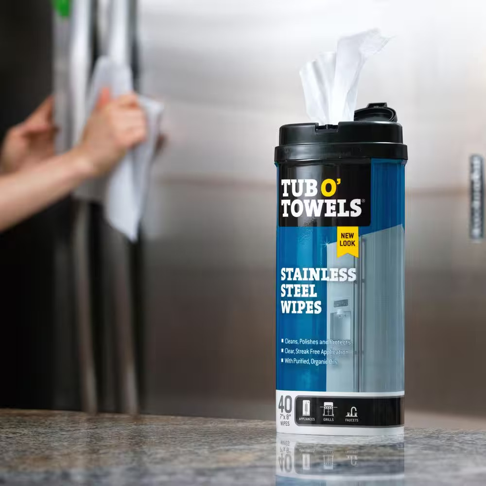 Stainless Steel Cleaning Wipes