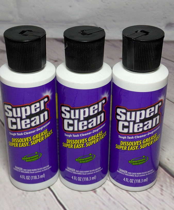 Super Cleaner Degreaser 3 Pack – 4 Oz Bottle