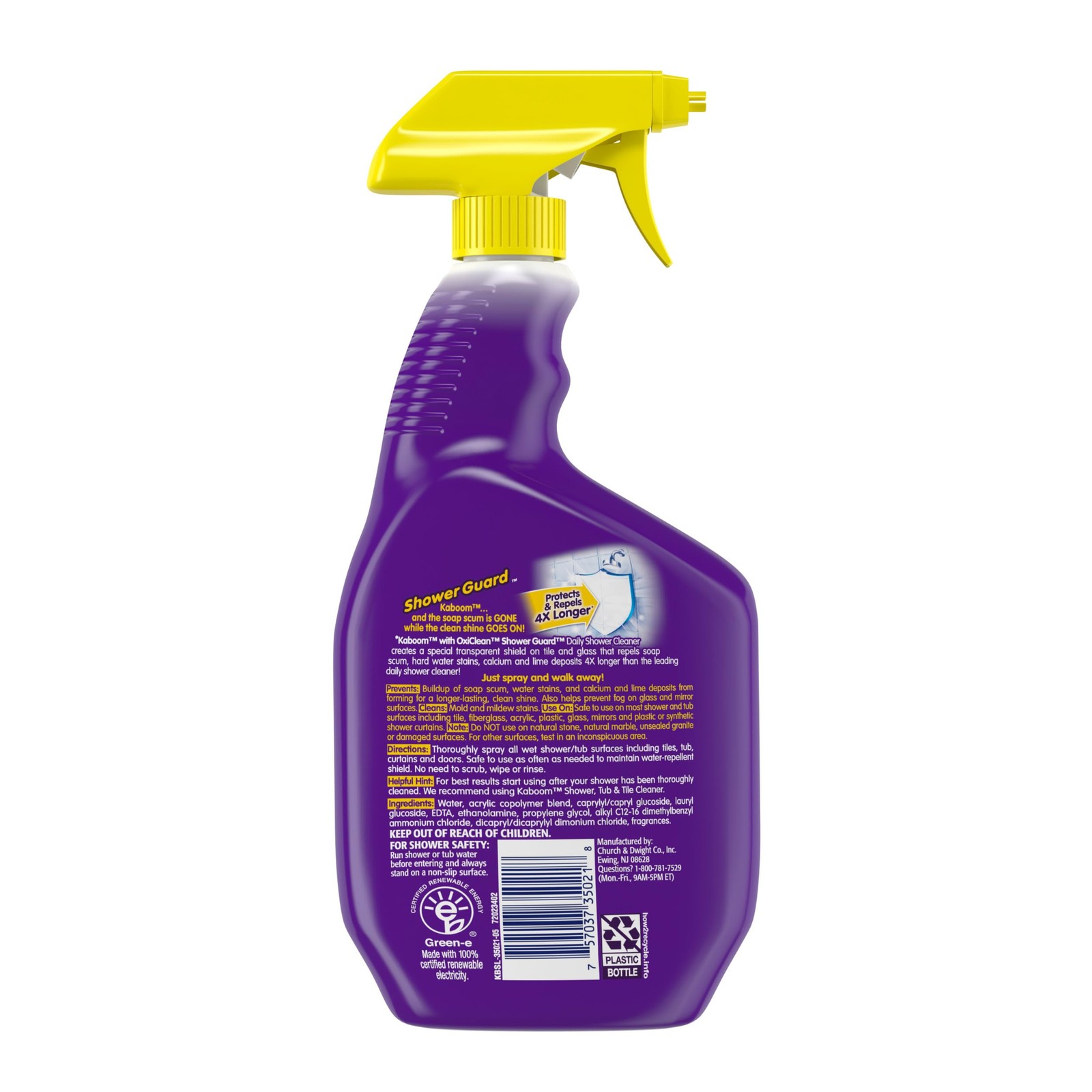 OxiClean Shower Guard Daily Cleaner, 30 oz., Protects & Repels Stains