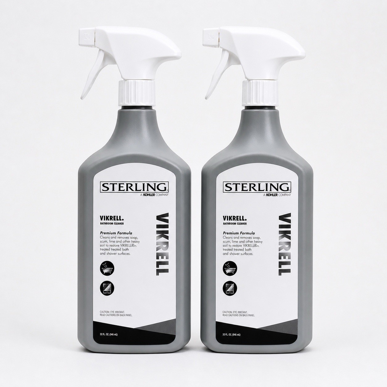 2 Pack Kohler Sterling Vikrell Cleaner EC23733-NA 28oz Tub & Shower Surface C