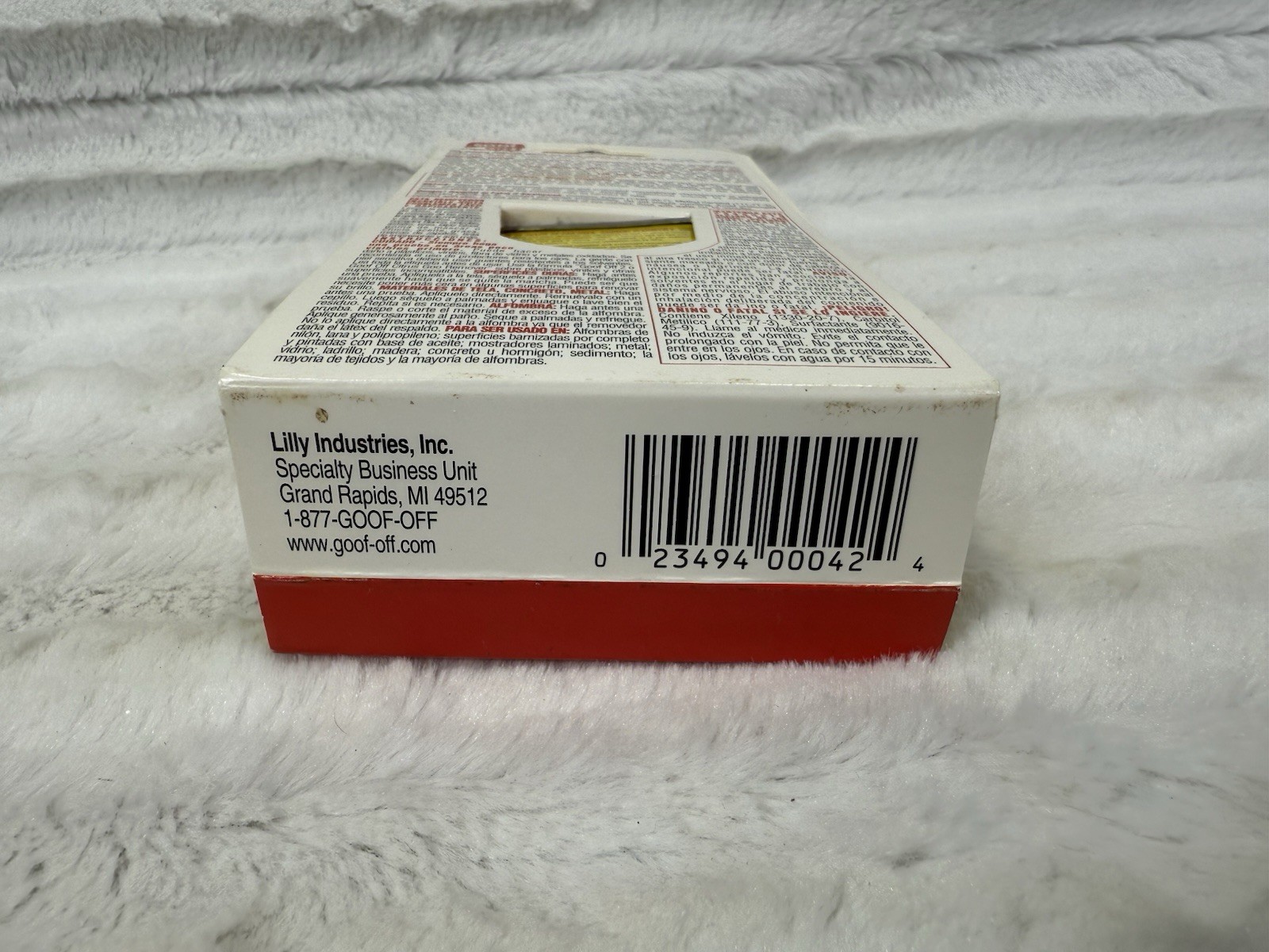Vtg Advertising Goof Off Ultimate Remover Collectible Can Tin 4.5 fl oz Can
