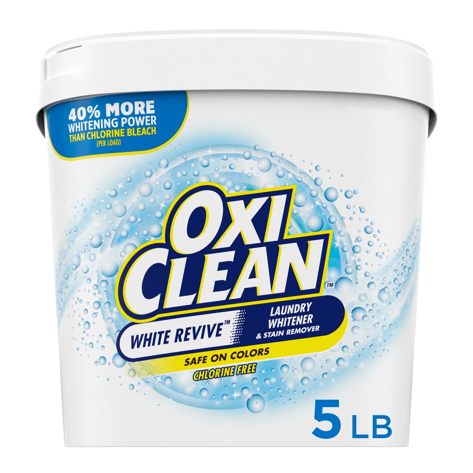 OxiClean White Revive Laundry Whitener and 80 Ounce (Pack of 1), No color