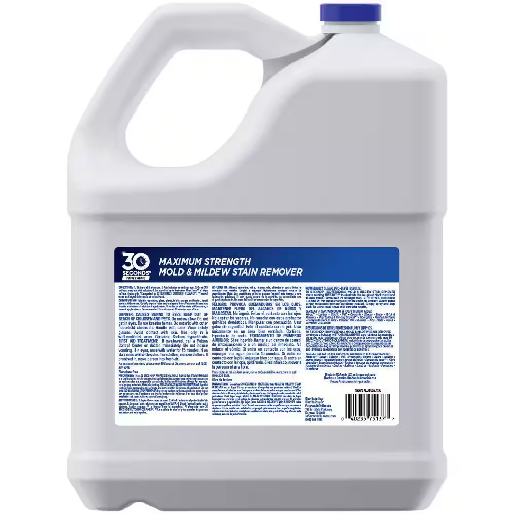2.5 Gal Professional Outdoor Cleaner Mold and Mildew Stain Remover