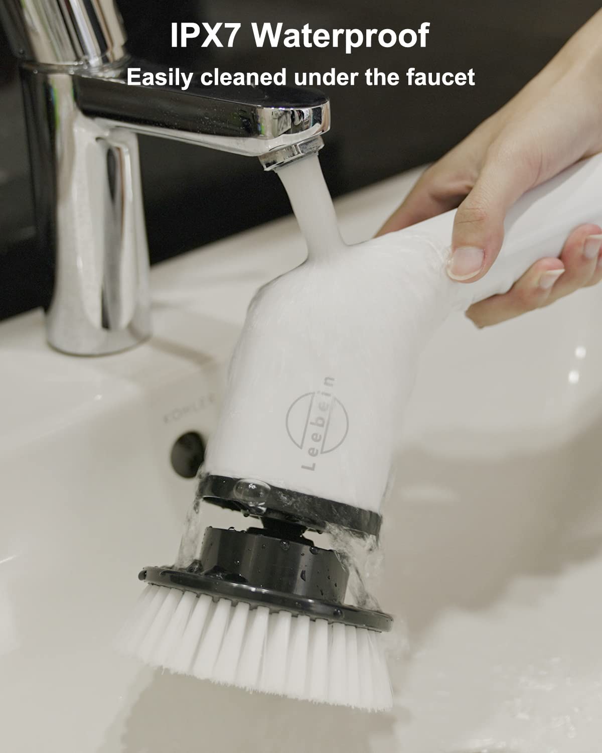 Electric Spin Scrubber, Cordless Cleaning Brush with 8 Replaceable Brush Head…