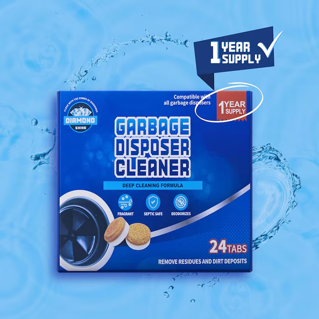 Diamond Shine DSGD 24 Count Garbage Disposal Cleaner Tablet 24 -Pack